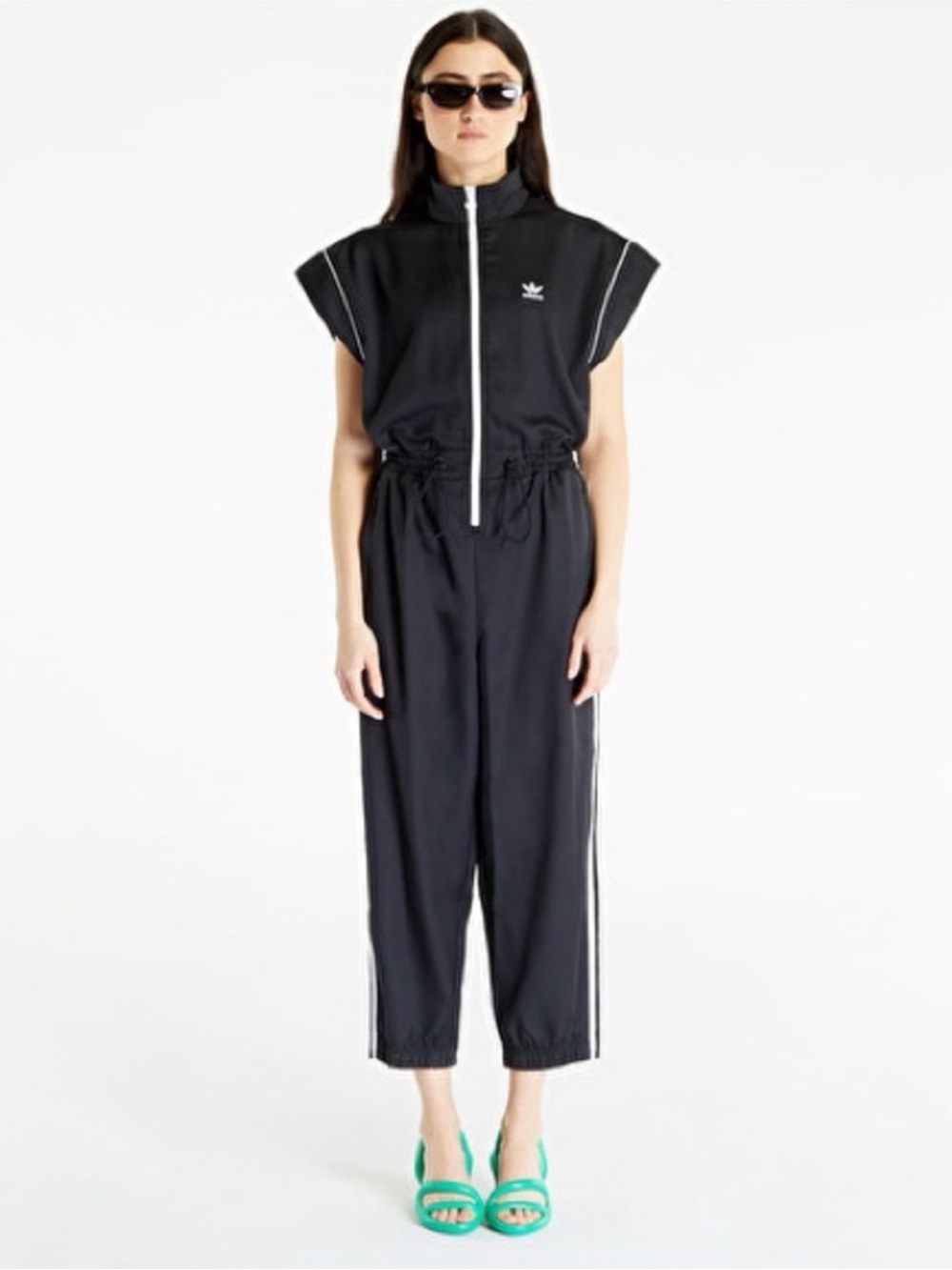 Adidas Womens Jumpsuit XL black!!! Just worn it once!